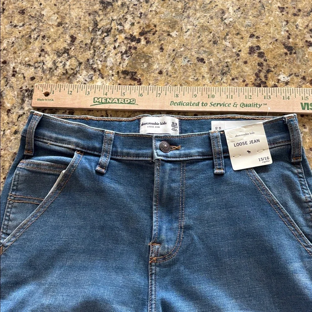 Abercrombie Kids Boys‎ Loose Jean Carpenter Style Size 15/16 NWT